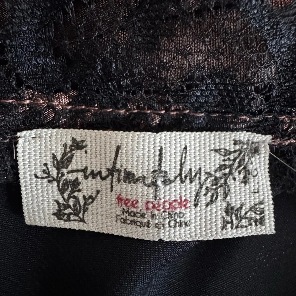 ✨ Free People Intimately Sunset Shimmer Midi Slip Dress | Size L - Picture 7 of 9